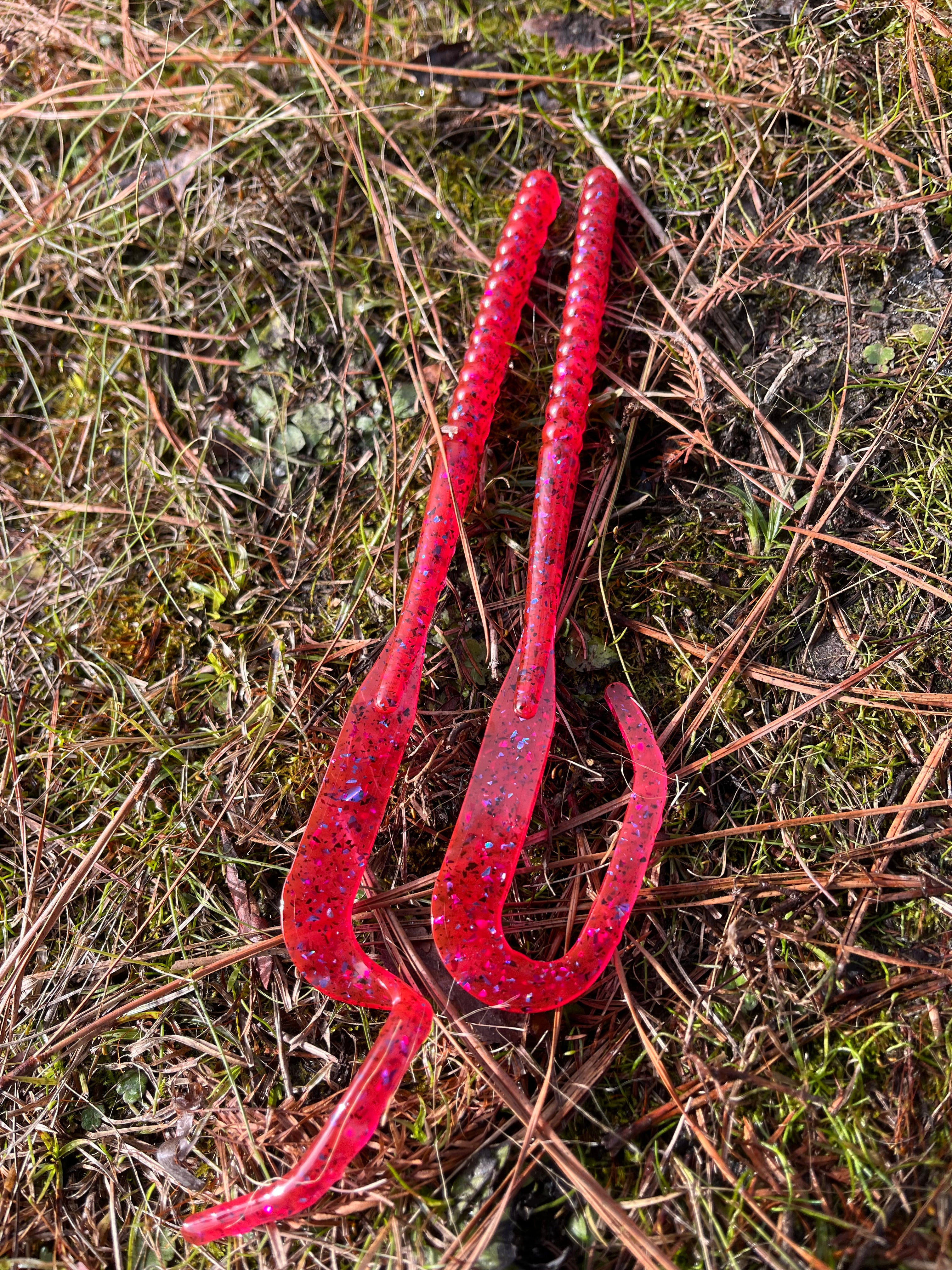 10" Ribbon Tail Worms (pack of 8)