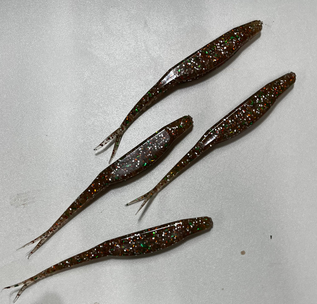5" Split Tail Shad (packs of 8)