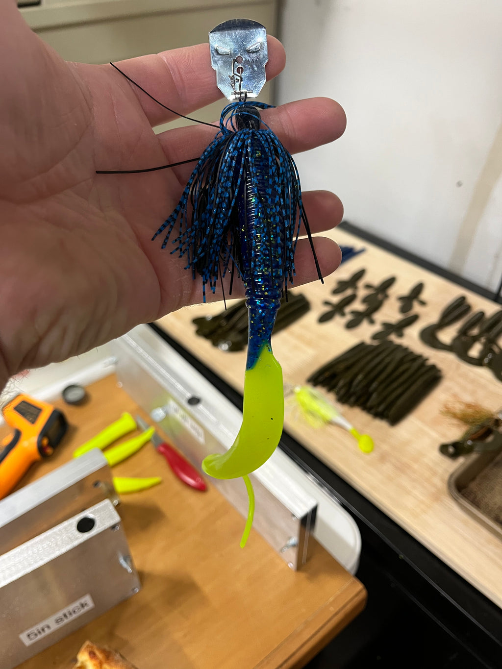 8” Curly Tail Grub (pack of 6)