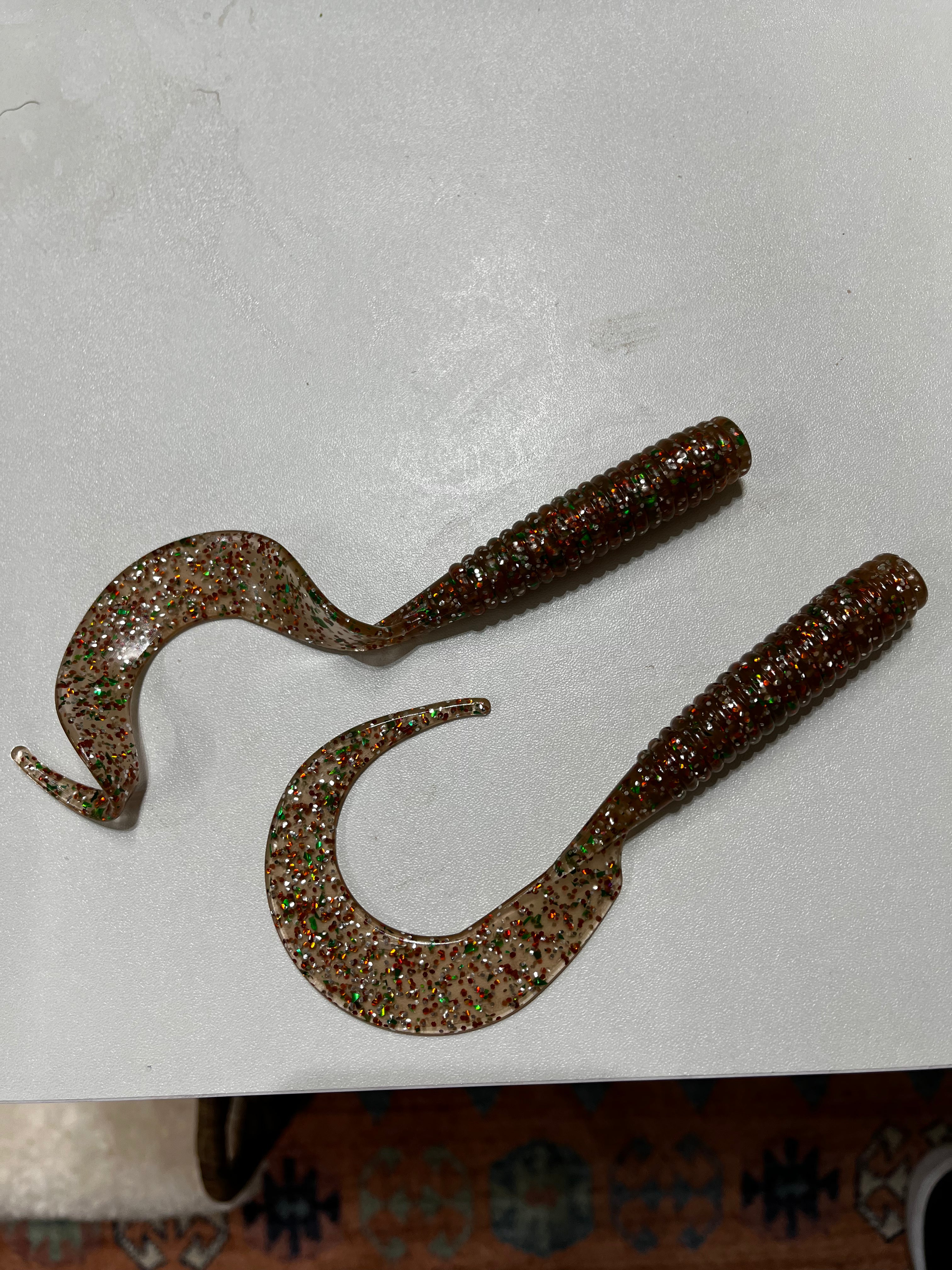 8” Curly Tail Grub (pack of 6)