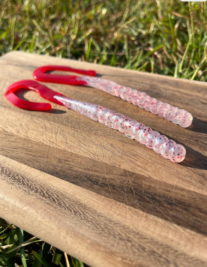 10" Ribbon Tail Worms (pack of 8)