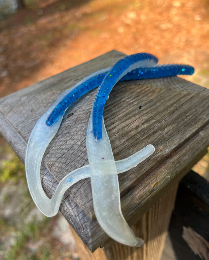 10" Ribbon Tail Worms (pack of 8)
