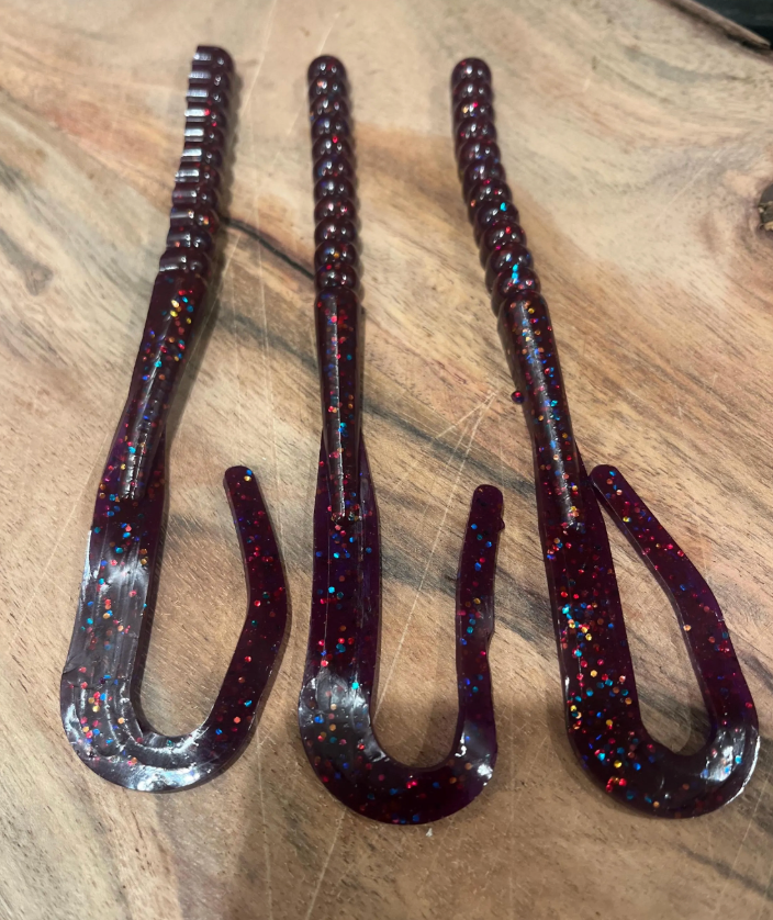 10" Ribbon Tail Worms (pack of 8)