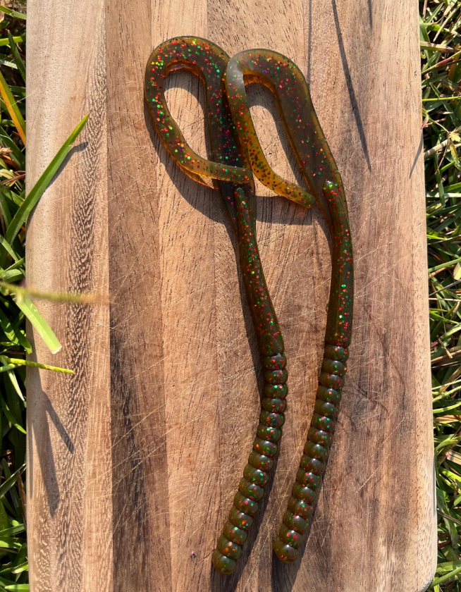 10" Ribbon Tail Worms (pack of 8)
