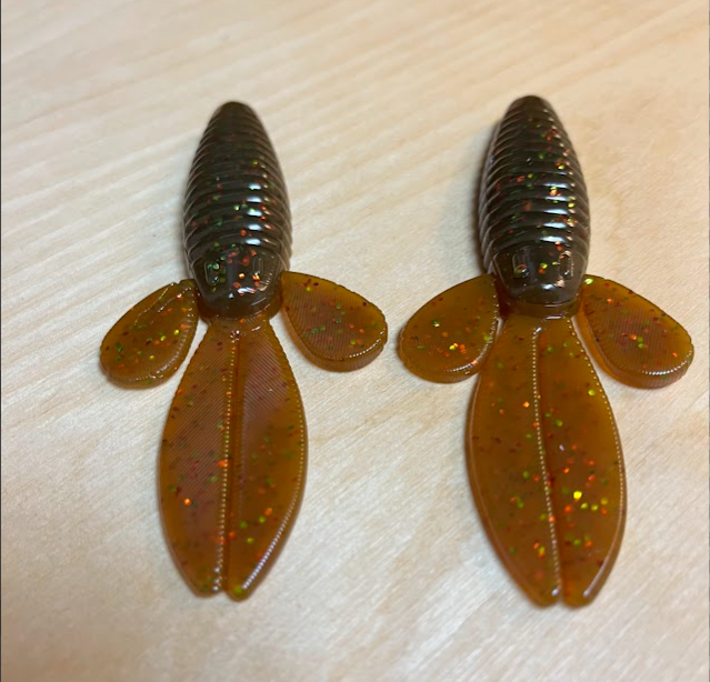 4.1" Ginger Ninja Creature bait (pack of 6)