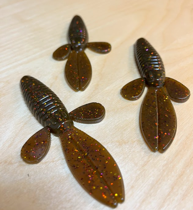 4.1" Ginger Ninja Creature bait (pack of 6)