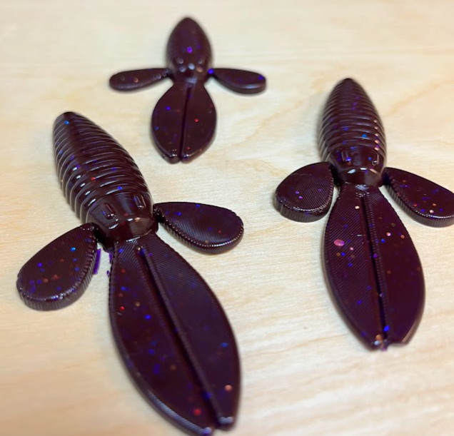 4.1" Ginger Ninja Creature bait (pack of 6)