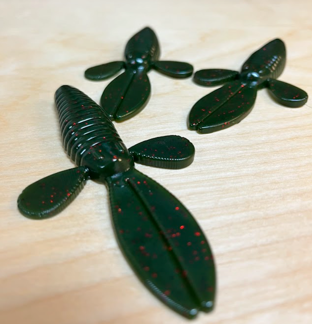 4.1" Ginger Ninja Creature bait (pack of 6)