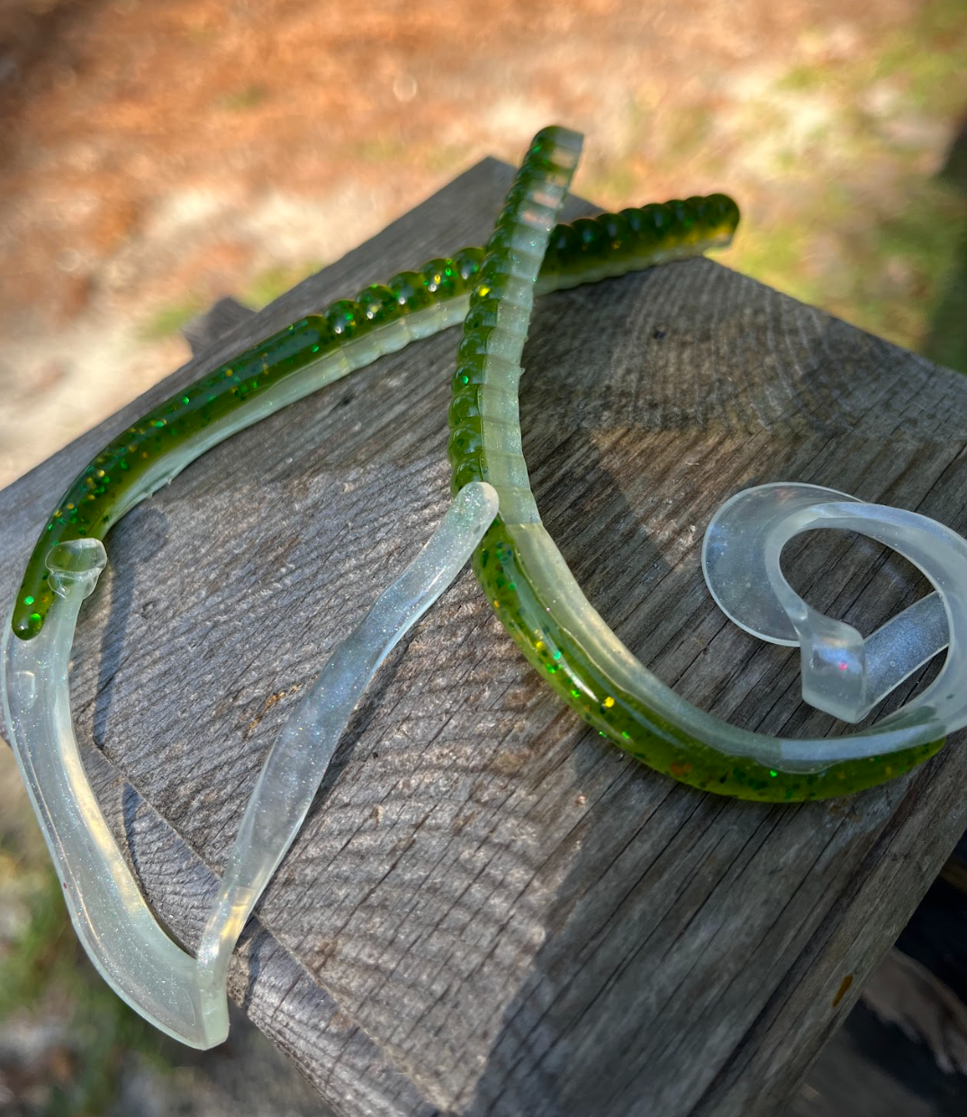 10" Ribbon Tail Worms (pack of 8)